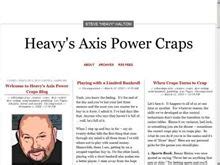 Heavy's Axis Power Craps Group .